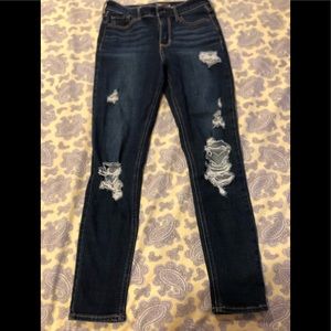 Hollister crop high rise skinny jeans W26
